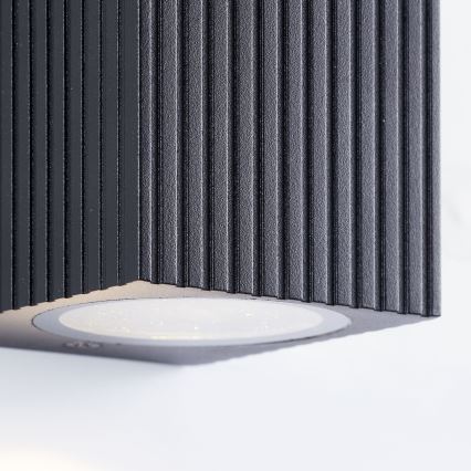 Brilliant - Lauko sieninis šviestuvas JELANI 1xGU10/10W/230V IP44 juoda