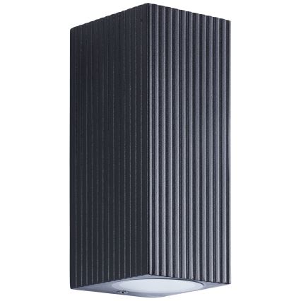 Brilliant - Lauko sieninis šviestuvas JELANI 2xGU10/10W/230V IP44 juoda