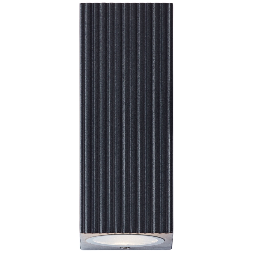 Brilliant - Lauko sieninis šviestuvas JELANI 2xGU10/10W/230V IP44 juoda