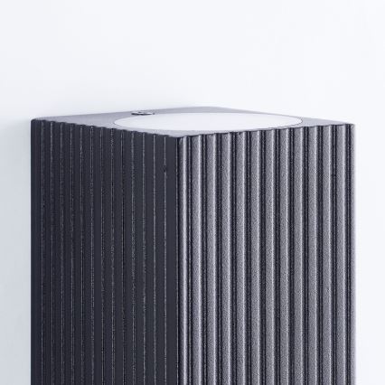 Brilliant - Lauko sieninis šviestuvas JELANI 2xGU10/10W/230V IP44 juoda