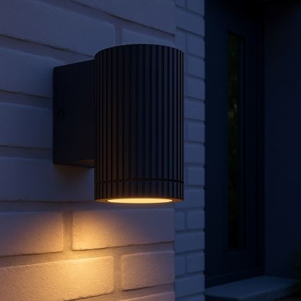 Brilliant - Lauko sieninis šviestuvas KEOLA 1xGU10/10W/230V IP44 juoda