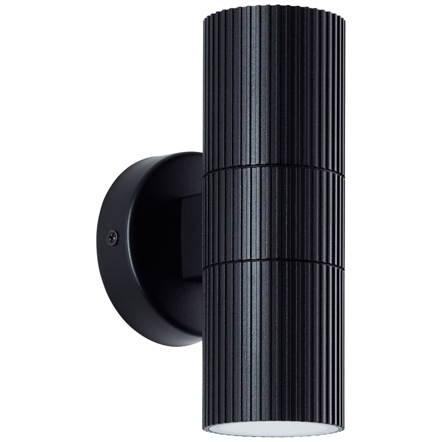 Brilliant - Lauko sieninis šviestuvas KEOLA 2xGU10/10W/230V IP44 juoda