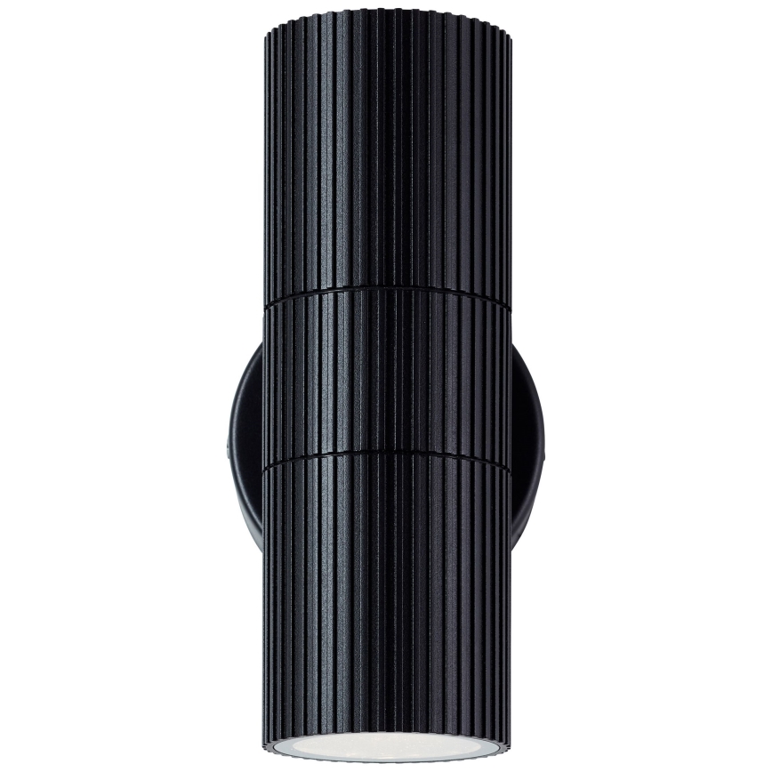 Brilliant - Lauko sieninis šviestuvas KEOLA 2xGU10/10W/230V IP44 juoda
