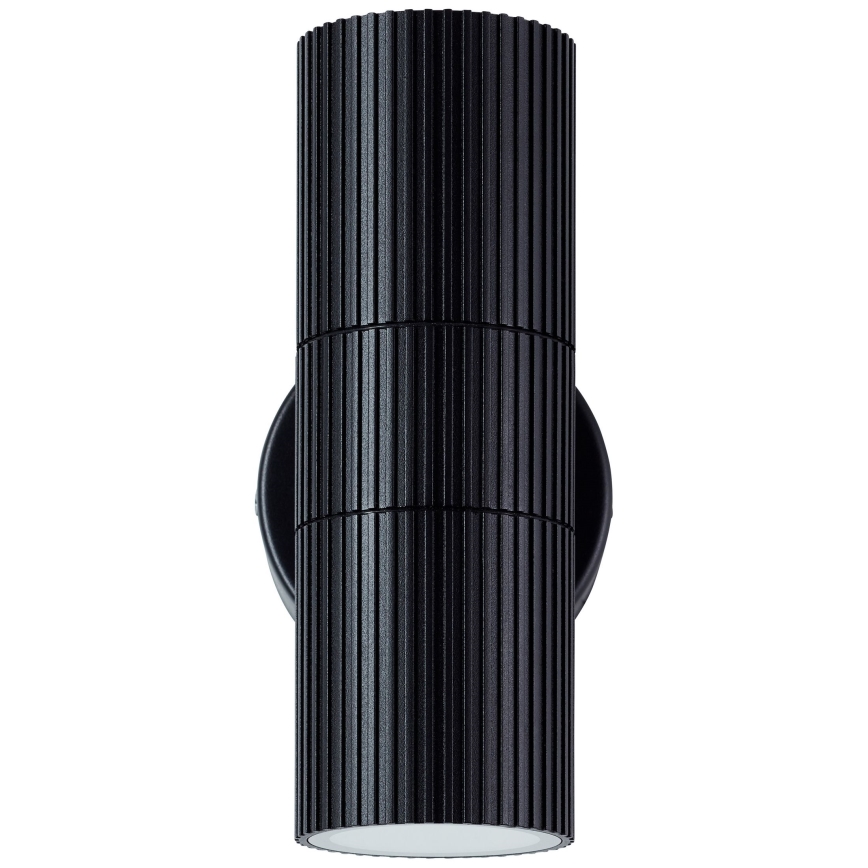 Brilliant - Lauko sieninis šviestuvas KEOLA 2xGU10/10W/230V IP44 juoda