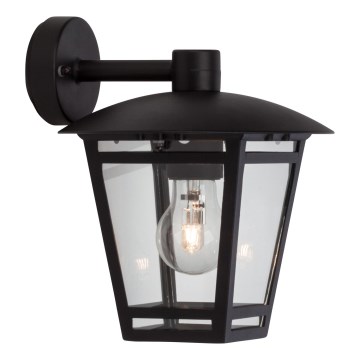Brilliant - Lauko sieninis šviestuvas RILEY 1xE27/40W/230V IP44 juodas