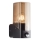 Brilliant - Lauko sieninis šviestuvas su jutikliu MINOU 1xE27/10W/230V IP44 juoda/dūminis