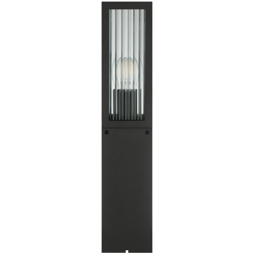 Brilliant - Lauko šviestuvas GETTA 1xE27/20W/230V 50 cm IP44 juodas