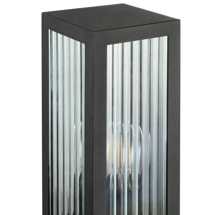 Brilliant - Lauko šviestuvas GETTA 1xE27/20W/230V 50 cm IP44 juodas