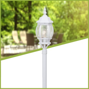 Brilliant - Lauko šviestuvas ISTRIA 1xE27/60W/230V 112 cm IP23 balta