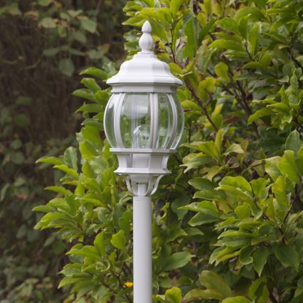 Brilliant - Lauko šviestuvas ISTRIA 1xE27/60W/230V 112 cm IP23 balta
