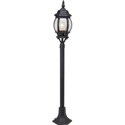 Brilliant - Lauko šviestuvas ISTRIA 1xE27/60W/230V 112 cm IP23 juoda