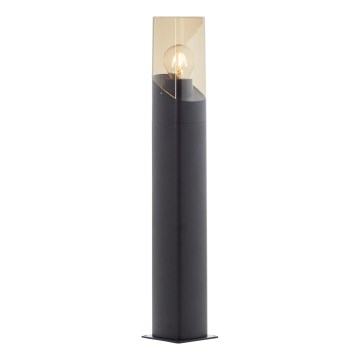 Brilliant - Lauko šviestuvas MINOU 1xE27/10W/230V 60 cm IP44 juoda/dūminis