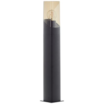 Brilliant - Lauko šviestuvas MINOU 1xE27/10W/230V 60 cm IP44 juoda/dūminis