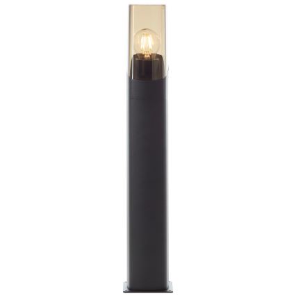 Brilliant - Lauko šviestuvas MINOU 1xE27/10W/230V 60 cm IP44 juoda/dūminis