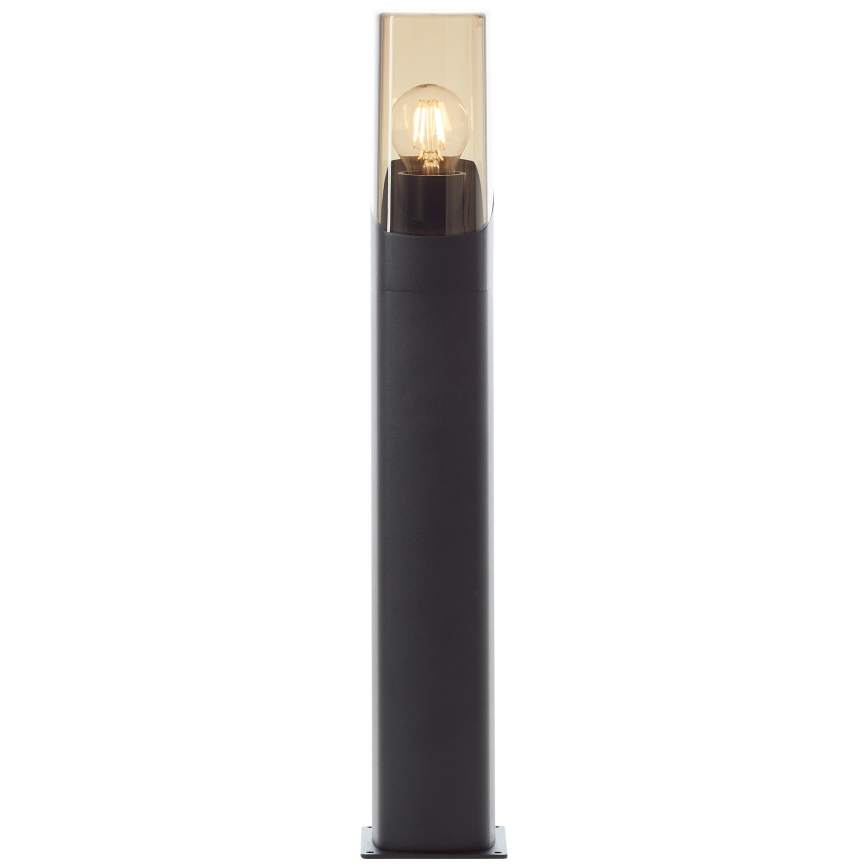 Brilliant - Lauko šviestuvas MINOU 1xE27/10W/230V 60 cm IP44 juoda/dūminis