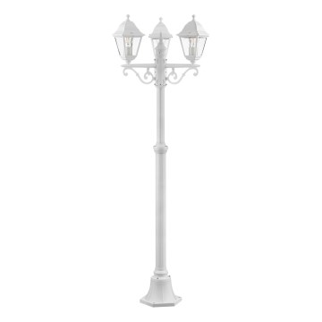 Brilliant - Lauko šviestuvas NISSIE 3xE27/60W/230V IP44 baltas