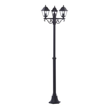 Brilliant - Lauko šviestuvas NISSIE 3xE27/60W/230V IP44 juodas