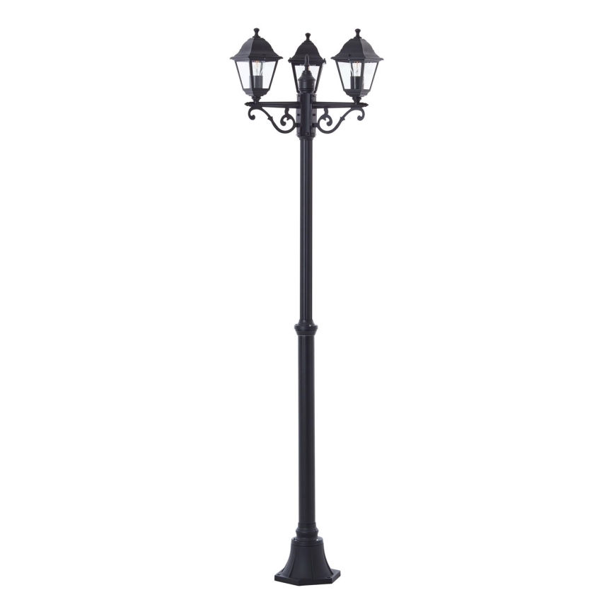 Brilliant - Lauko šviestuvas NISSIE 3xE27/60W/230V IP44 juodas