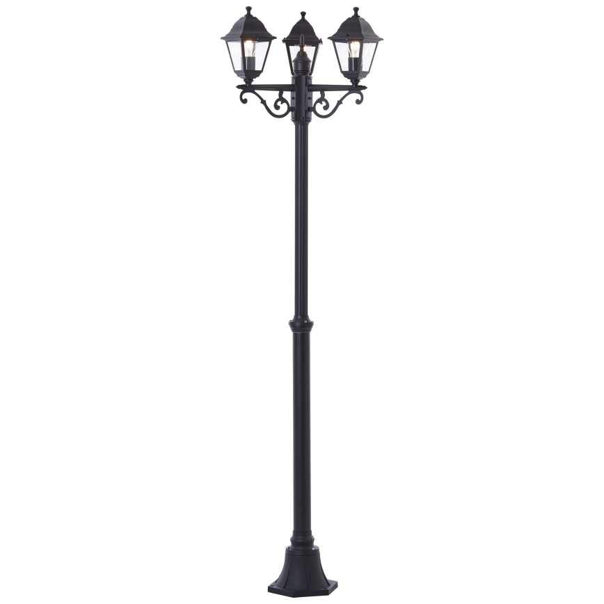 Brilliant - Lauko šviestuvas NISSIE 3xE27/60W/230V IP44 juodas