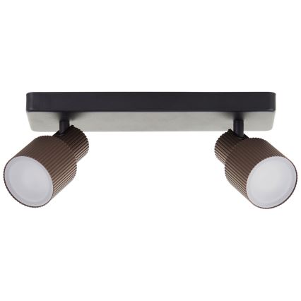 Brilliant - LED akcentinis šviestuvas CADIZ 2xGU10/5W/230V bronza