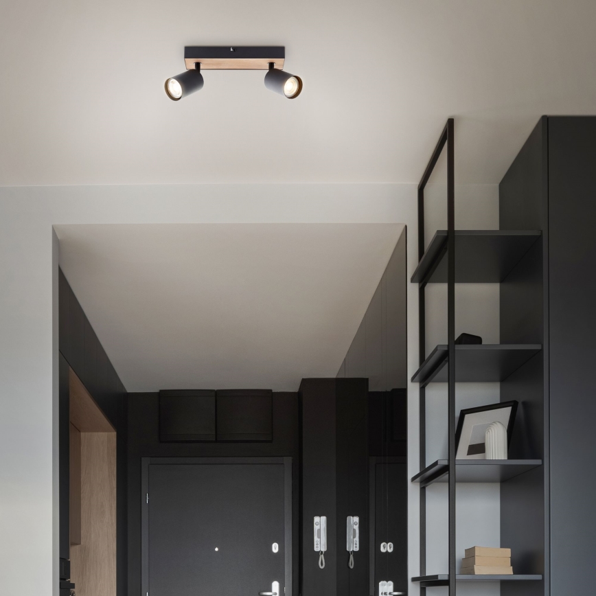 Brilliant - LED akcentinis šviestuvas JELLO 2xGU10/4,5W/230V pušis