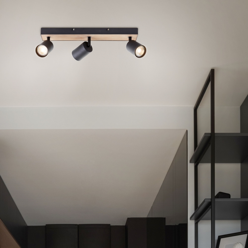 Brilliant - LED akcentinis šviestuvas JELLO 3xGU10/4,5W/230V pušis