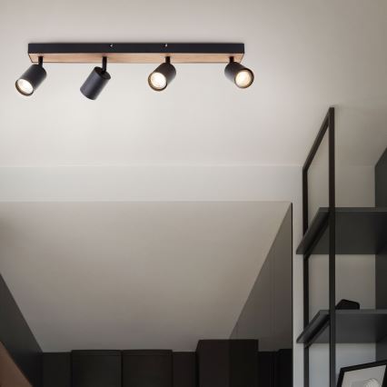 Brilliant - LED akcentinis šviestuvas JELLO 4xGU10/4,5W/230V pušis