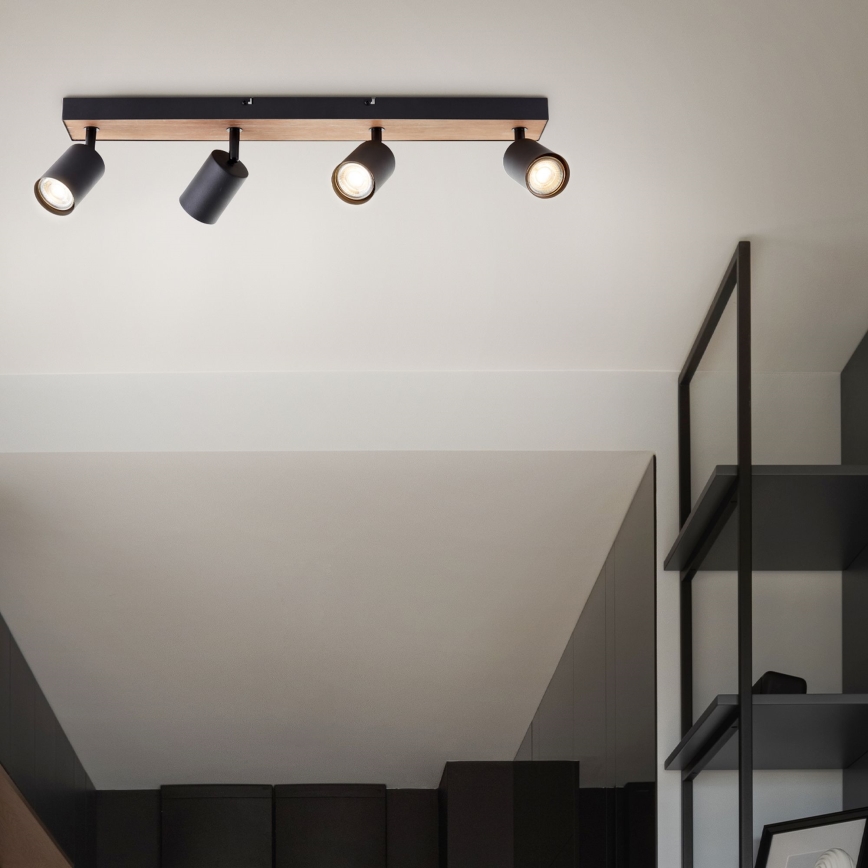 Brilliant - LED akcentinis šviestuvas JELLO 4xGU10/4,5W/230V pušis