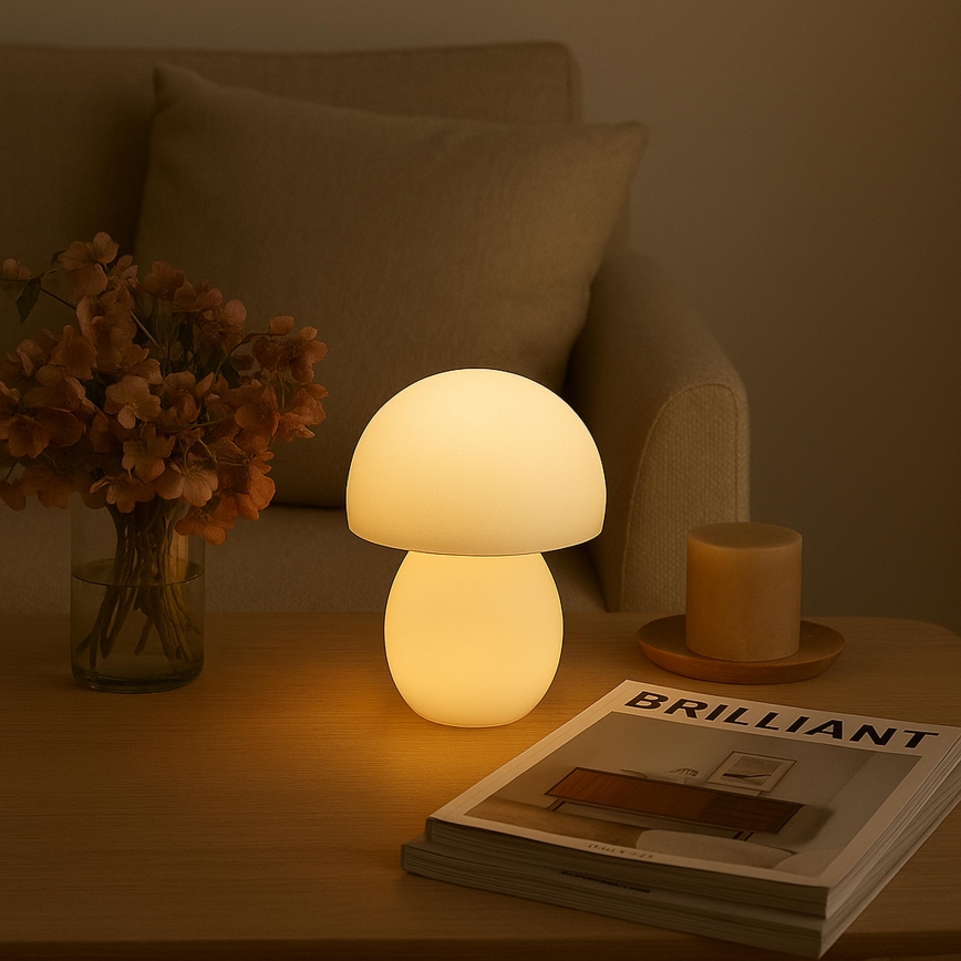 Brilliant - reguliuojama įkraunama jutiklinė LED stalinė lempa DUPIS LED/2W/5V 2700K 1800 mAh balta