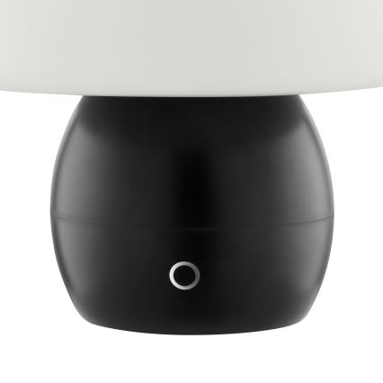 Brilliant - LED dimeriuojama, įkraunama jutiklinė stalinė lempa DUPIS LED/2W/5V 2700K 1800 mAh juoda