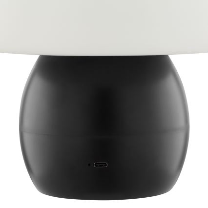 Brilliant - LED dimeriuojama, įkraunama jutiklinė stalinė lempa DUPIS LED/2W/5V 2700K 1800 mAh juoda