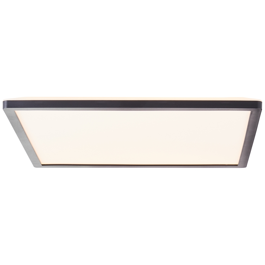Brilliant - LED dimeriuojamas lubinis šviestuvas SORELL LED/24/230V 3000-6500K 42x42 cm juodas + nuotolinis valdymas