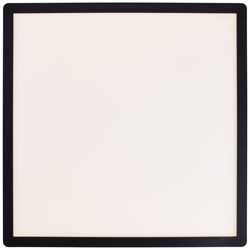 Brilliant - LED dimeriuojamas lubinis šviestuvas SORELL LED/24/230V 3000-6500K 42x42 cm juodas + nuotolinis valdymas