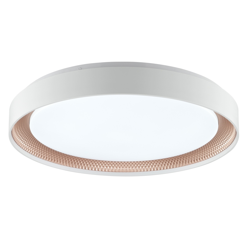 Brilliant - reguliuojamas LED lubinis šviestuvas WALDO LED/36W/230V 3000-6500K skersmuo 48,5 cm balta/rožinio aukso + nuotolinio valdymo pultas