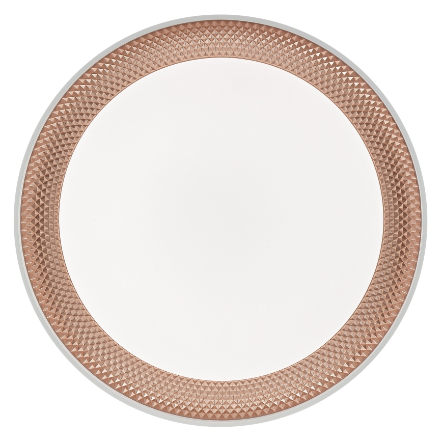 Brilliant - reguliuojamas LED lubinis šviestuvas WALDO LED/36W/230V 3000-6500K skersmuo 48,5 cm balta/rožinio aukso + nuotolinio valdymo pultas