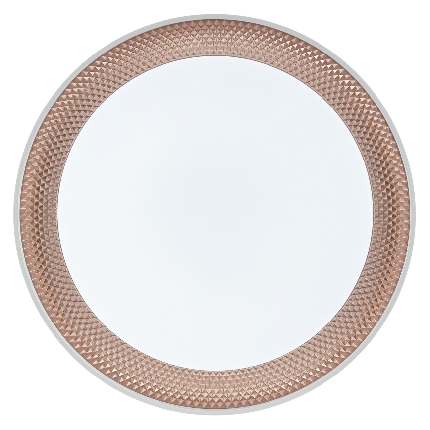 Brilliant - reguliuojamas LED lubinis šviestuvas WALDO LED/36W/230V 3000-6500K skersmuo 48,5 cm balta/rožinio aukso + nuotolinio valdymo pultas