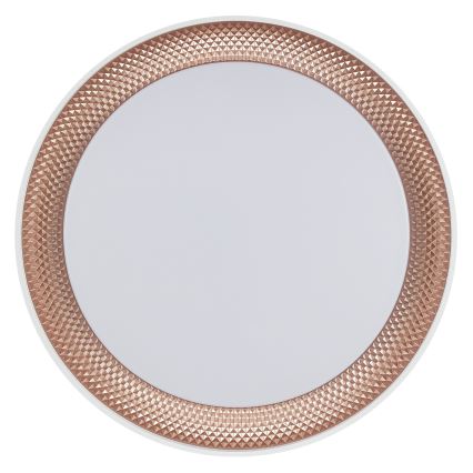 Brilliant - reguliuojamas LED lubinis šviestuvas WALDO LED/36W/230V 3000-6500K skersmuo 48,5 cm balta/rožinio aukso + nuotolinio valdymo pultas