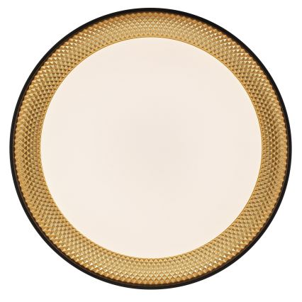Brilliant - reguliuojamas LED lubinis šviestuvas WALDO LED/36W/230V 3000-6500K skersmuo 48,5 cm juoda/auksinė + nuotolinio valdymo pultelis