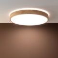 Brilliant - LED dimeriuojamas lubų šviestuvas SLIMLINE LED/60W/230V 3000-6500K skersmuo 45 cm smėlio spalvos + su nuotoliniu valdymu