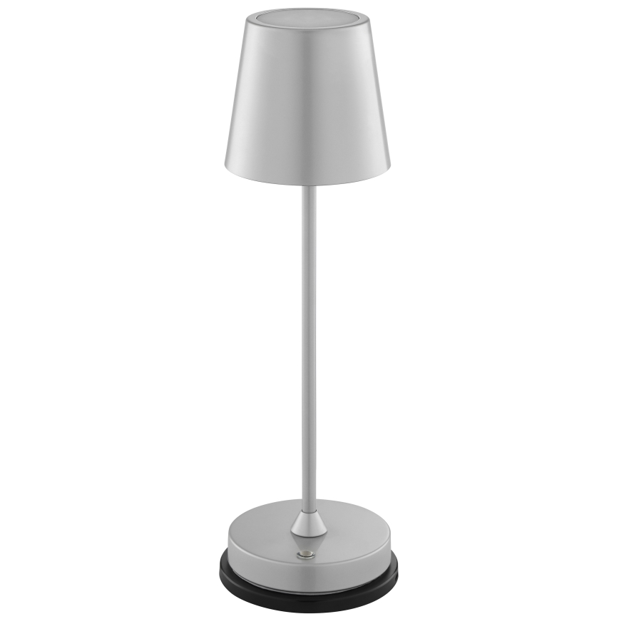 Brilliant - LED reguliuojama įkraunama jutiklinė lauko stalinė lempa ELORA LED/2,5W/5V 2700K 2600 mAh IP44 sidabrinė