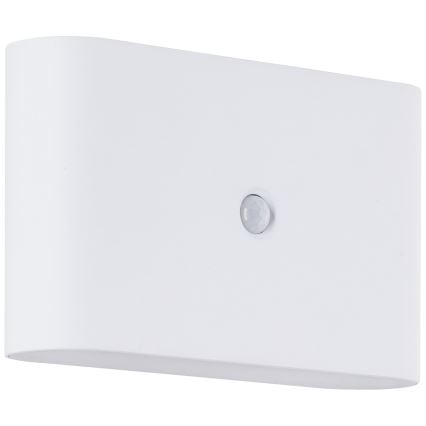Brilliant - LED Lauko įkraunamas Sieninis šviestuvas su jutikliu XINO LED/3W/5V IP44 balta