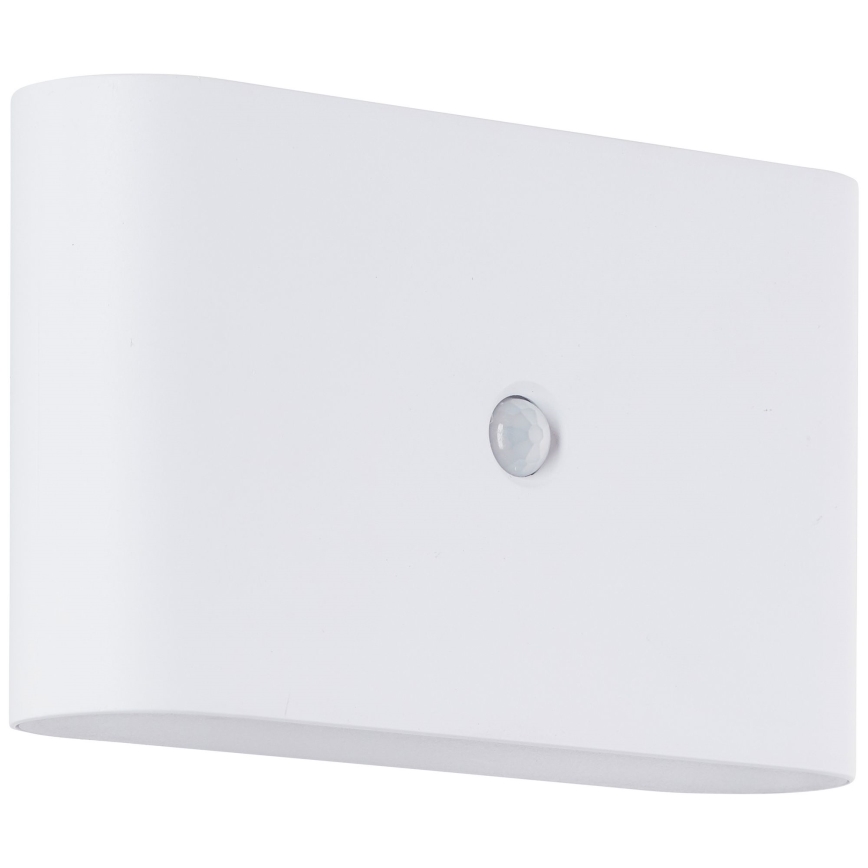 Brilliant - LED Lauko įkraunamas Sieninis šviestuvas su jutikliu XINO LED/3W/5V IP44 balta