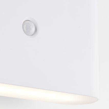 Brilliant - LED Lauko įkraunamas Sieninis šviestuvas su jutikliu XINO LED/3W/5V IP44 balta