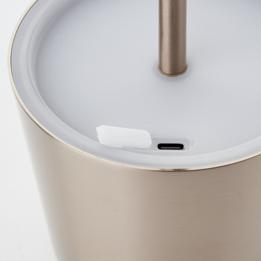 Brilliant - LED reguliuojama lietimui jautri lauko lempa XAANA LED/4W/5V 3000/4000/6500K 2600 mAh IP44 varis