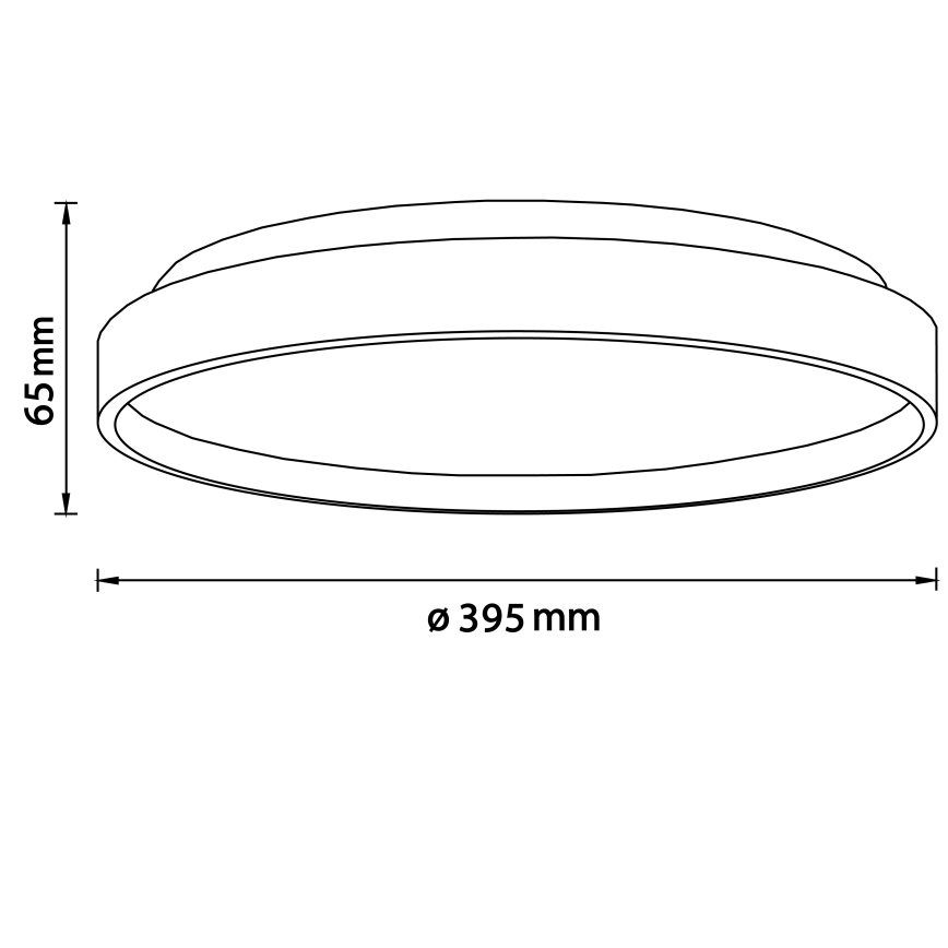 Brilliant - LED lubinis šviestuvas ALSON LED/26W/230V 3000/4500K diametras 39,5 cm Kietmedis - FSC sertifikuota