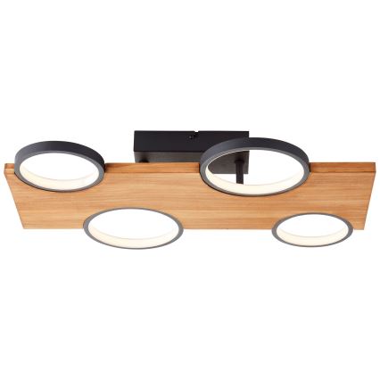 Brilliant - LED lubinis šviestuvas CHEESY LED/28W/230V pušis - FSC sertifikuota