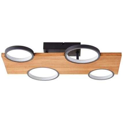 Brilliant - LED lubinis šviestuvas CHEESY LED/28W/230V pušis - FSC sertifikuota