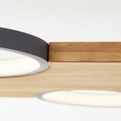 Brilliant - LED lubinis šviestuvas CHEESY LED/28W/230V pušis - FSC sertifikuota