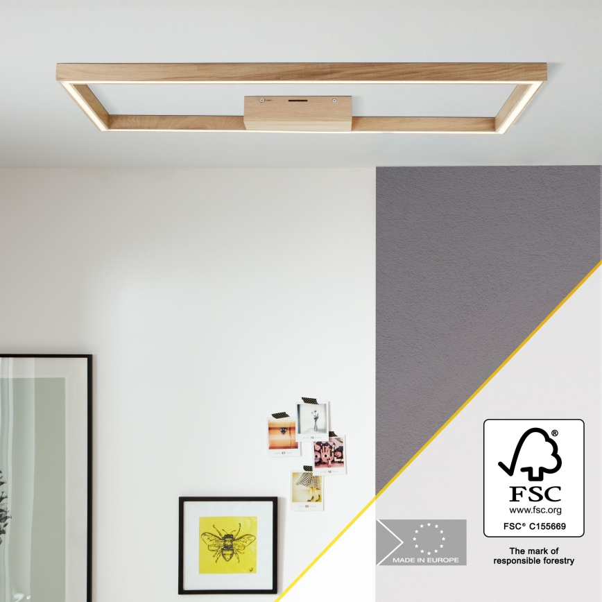 Brilliant - LED lubinis šviestuvas DELGROSSO LED/24W/230V 3000K ąžuolas