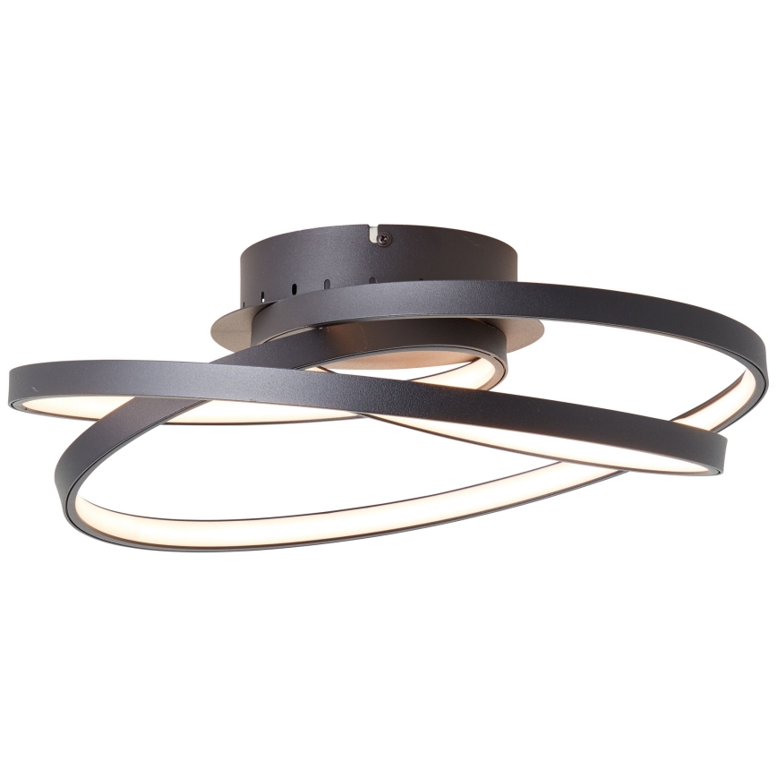Brilliant - LED lubinis šviestuvas LABYRINTH LED/40W/230V diametras 39,5 cm juoda